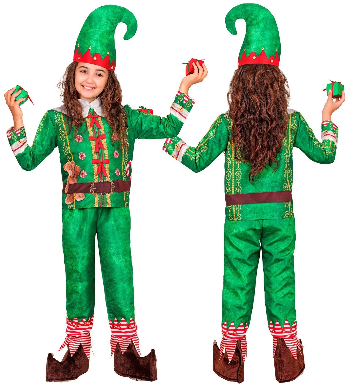 Santa's Little Helper Elf Fast Costume Children's