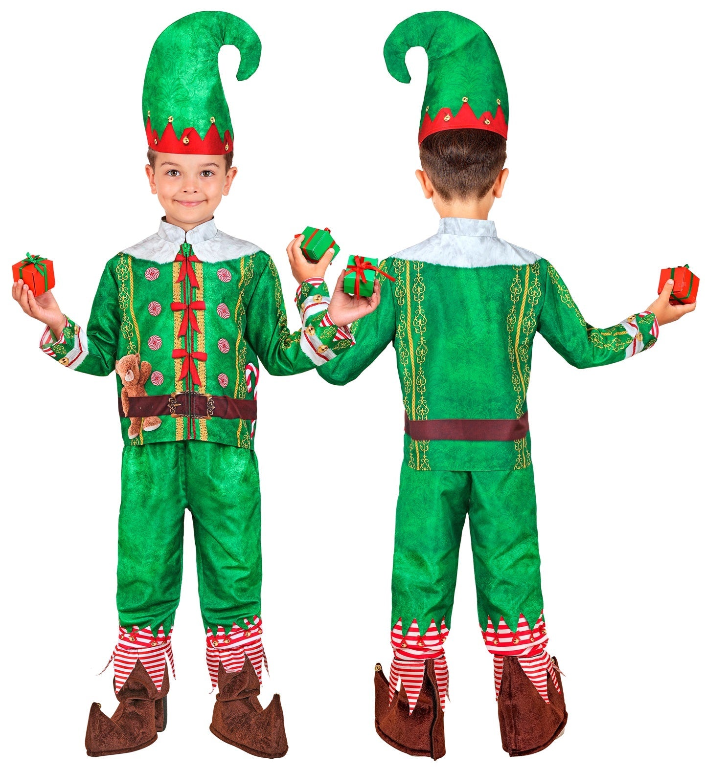 Santa's Little Helper Elf Fast Costume Children's