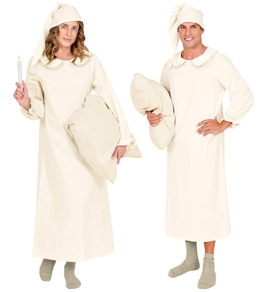 Vintage Nightgown & Nightcap Costume